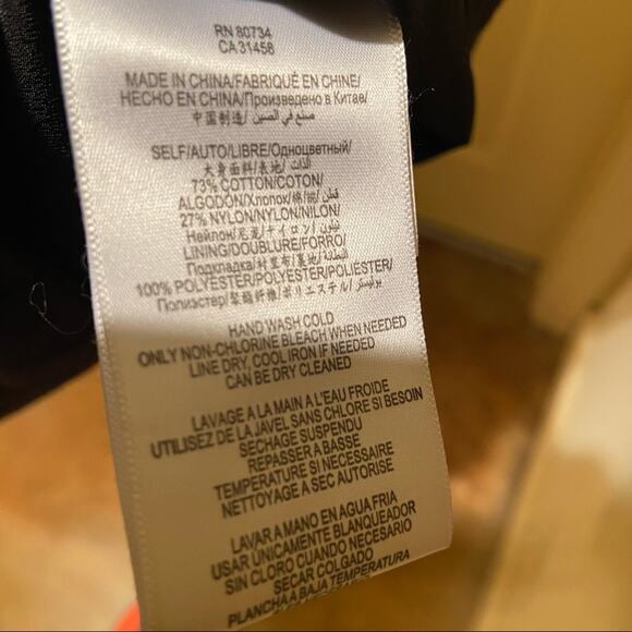 BCBGeneration Black Lace Cutout Bell Sleeves Mini Dress, Sz 6 - Picture 8 of 14